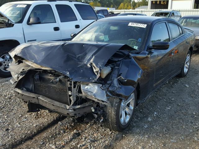 2C3CDXBG1EH363340 - 2014 DODGE CHARGER SE BLACK photo 2