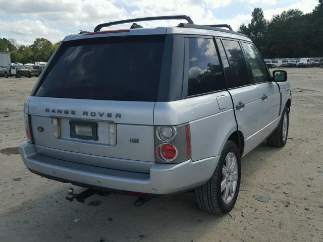 SALMF15488A265894 - 2008 LAND ROVER RANGE ROVE SILVER photo 4