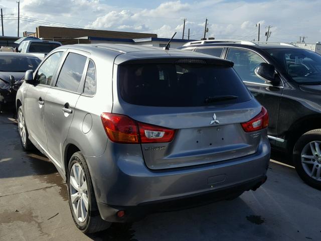 4A4AP3AU3EE018241 - 2014 MITSUBISHI OUTLANDER SILVER photo 3