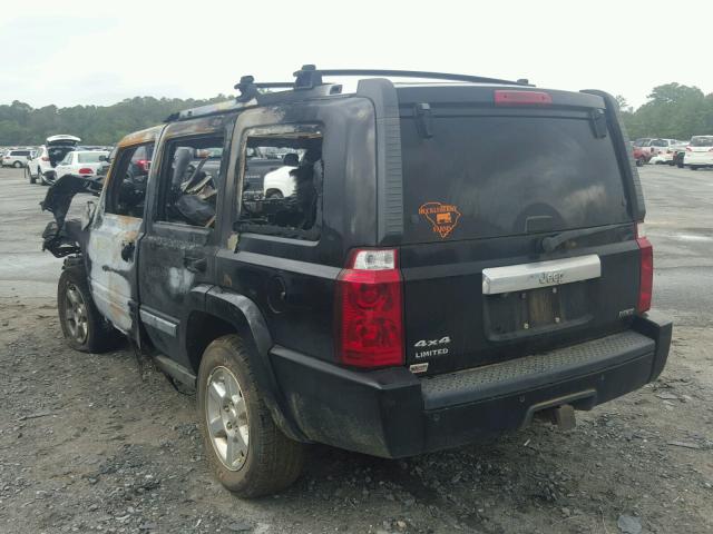 1J8HG58287C683729 - 2007 JEEP COMMANDER BURN photo 3