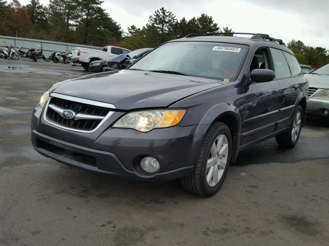 4S4BP62C187317749 - 2008 SUBARU OUTBACK 2. GRAY photo 2