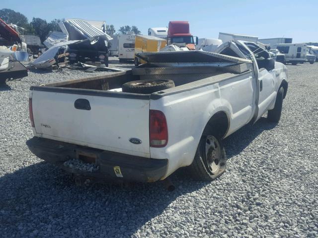 1FTNF20515EA90541 - 2005 FORD F250 SUPER WHITE photo 4