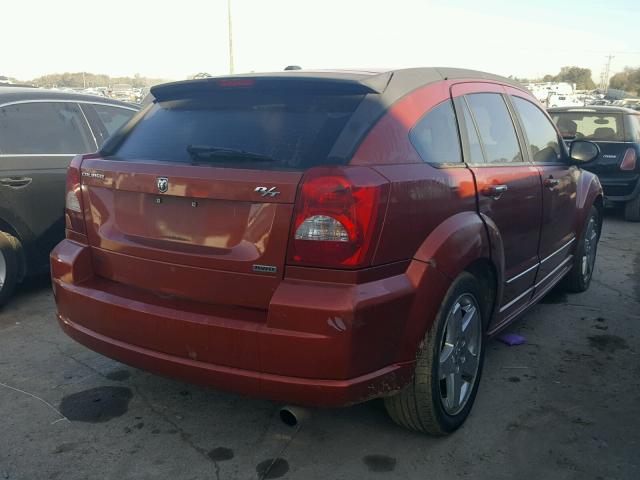 1B3HE78K77D534037 - 2007 DODGE CALIBER R/ MAROON photo 4