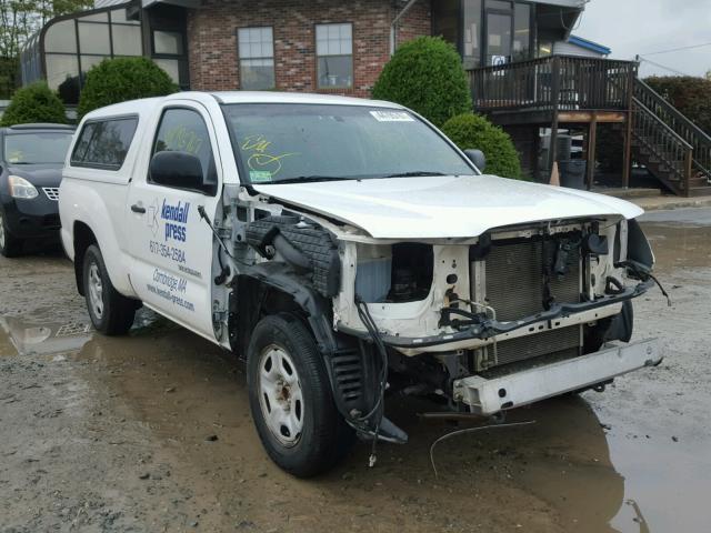 5TENX22N09Z628868 - 2009 TOYOTA TACOMA WHITE photo 1