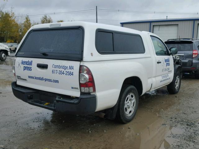 5TENX22N09Z628868 - 2009 TOYOTA TACOMA WHITE photo 4