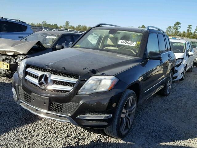 WDCGG5HB1EG258470 - 2014 MERCEDES-BENZ GLK BLACK photo 2