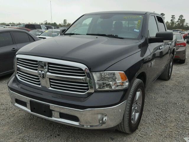 1C6RR6LT5GS159298 - 2016 RAM 1500 SLT BLACK photo 2