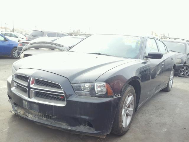 2C3CDXBG8EH243230 - 2014 DODGE CHARGER SE BLACK photo 2