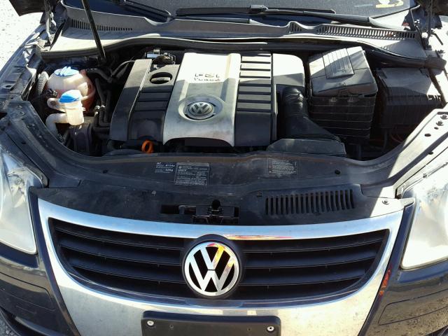 WVWBA71F08V023214 - 2008 VOLKSWAGEN EOS TURBO BLUE photo 7