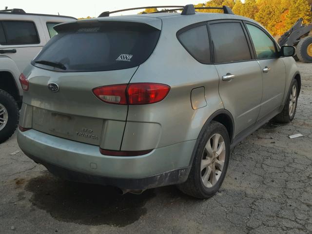 4S4WX86D074406339 - 2007 SUBARU B9 TRIBECA GREEN photo 4