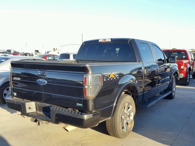 1FTFW1CV5AKE74537 - 2010 FORD F150 SUPER BLACK photo 4