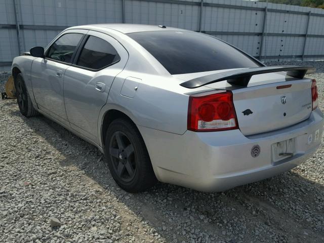 2B3KA33V29H548171 - 2009 DODGE CHARGER SX SILVER photo 3