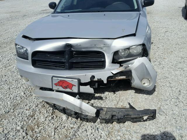 2B3KA33V29H548171 - 2009 DODGE CHARGER SX SILVER photo 9