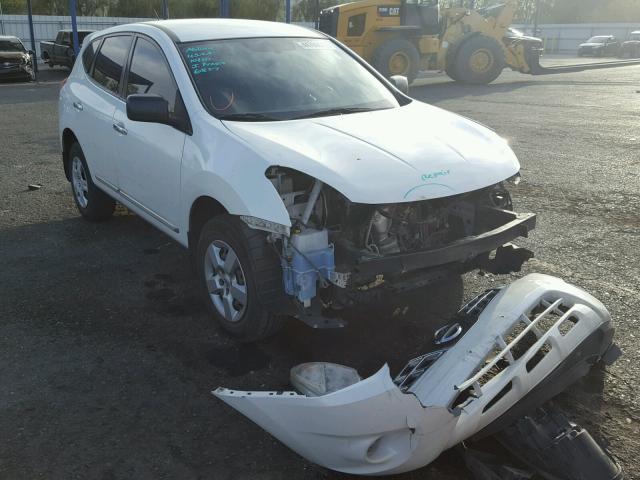 JN8AS5MT5DW552097 - 2013 NISSAN ROGUE S WHITE photo 1