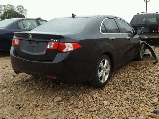 JH4CU2F64AC029105 - 2010 ACURA TSX BLACK photo 4