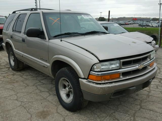 1GNCS13W82K241073 - 2002 CHEVROLET BLAZER BROWN photo 1