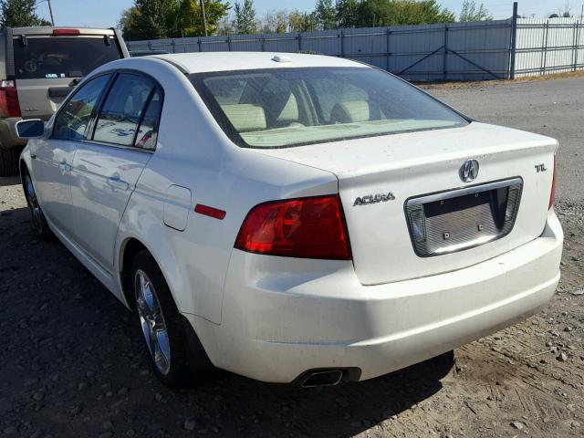 19UUA66254A053580 - 2004 ACURA TL WHITE photo 3