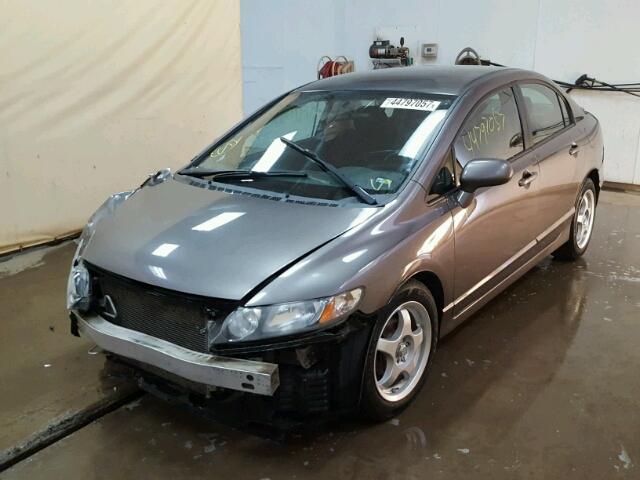 19XFA1F64BE037541 - 2011 HONDA CIVIC LX-S GRAY photo 2