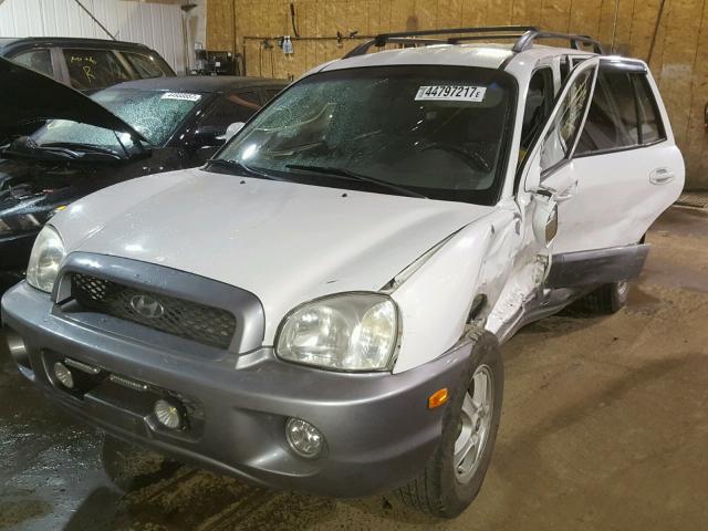 KM8SC13D63U398859 - 2003 HYUNDAI SANTA FE G WHITE photo 2