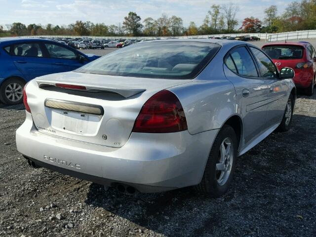 2G2WP522241359818 - 2004 PONTIAC GRAND PRIX SILVER photo 4