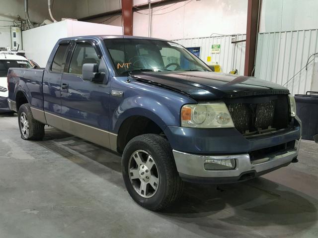 1FTPX14544NB38204 - 2004 FORD F150 BLUE photo 1