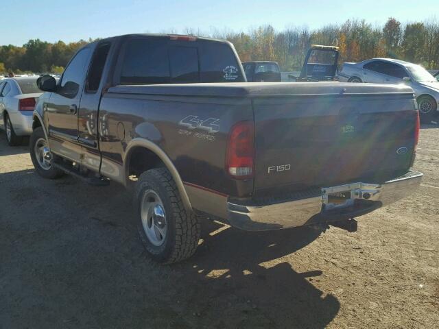 1FTRX18L8YNB90765 - 2000 FORD F150 BURGUNDY photo 3