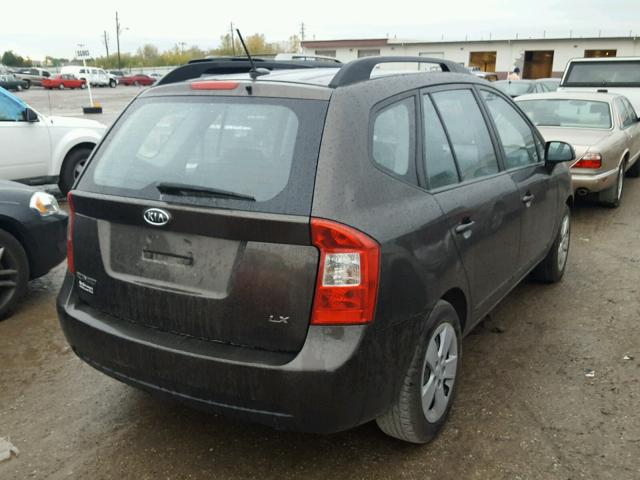 KNAFG528997235102 - 2009 KIA RONDO BASE GRAY photo 4