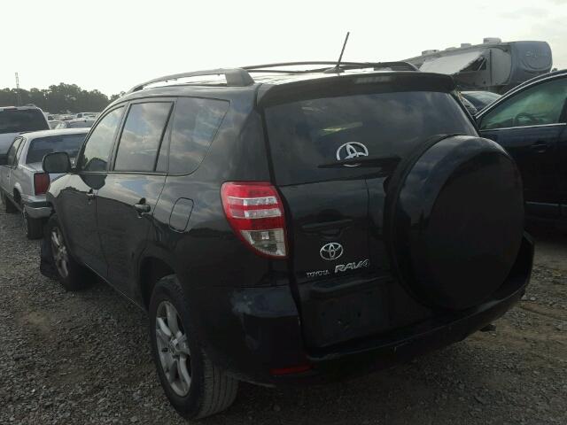 2T3ZF4DV3BW079777 - 2011 TOYOTA RAV4 BLACK photo 3