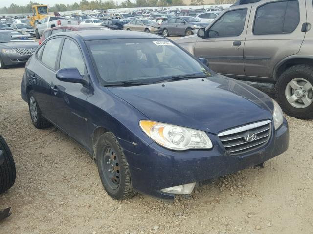 KMHDU46D39U630121 - 2009 HYUNDAI ELANTRA GL BLUE photo 1