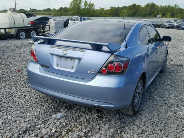 JTKDE167790284021 - 2009 SCION TC BLUE photo 4