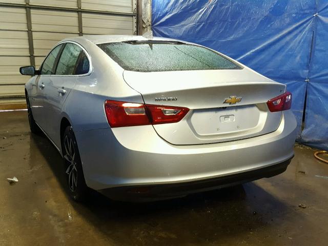 1G1ZE5ST2HF272824 - 2017 CHEVROLET MALIBU LT SILVER photo 3