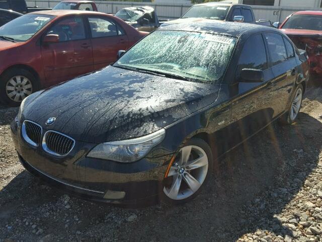 WBANU53589C120510 - 2009 BMW 528 I BLACK photo 2