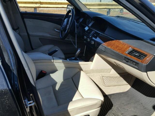 WBANU53589C120510 - 2009 BMW 528 I BLACK photo 5