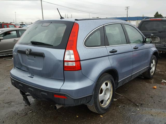 JHLRE48387C037999 - 2007 HONDA CR-V LX BLUE photo 3