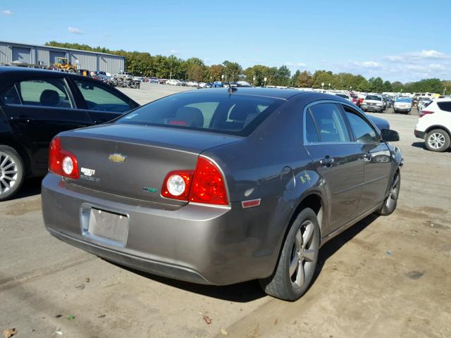 1G1ZC5EU3BF148448 - 2011 CHEVROLET MALIBU 1LT Մոխրագույն լուսանկար 4