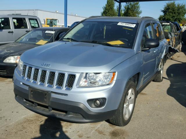 1C4NJDEB5DD236520 - 2013 JEEP COMPASS LA BLUE photo 2