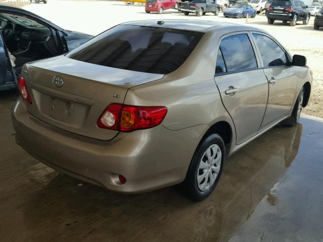 2T1BU4EE5AC406100 - 2010 TOYOTA COROLLA BA GOLD photo 4