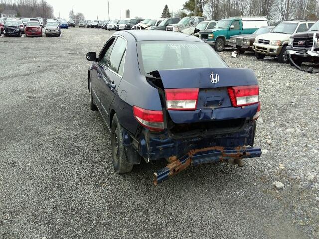 1HGCM56444A802769 - 2004 HONDA ACCORD LX BLUE photo 3