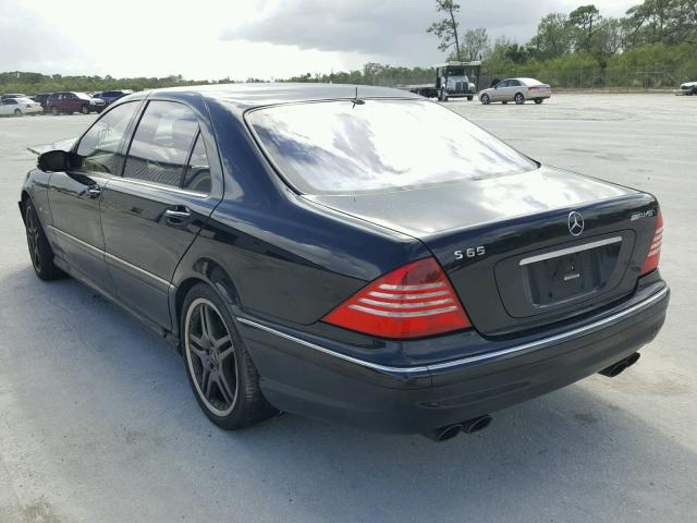 WDBNG79J26A465063 - 2006 MERCEDES-BENZ S 65 AMG BLACK photo 3