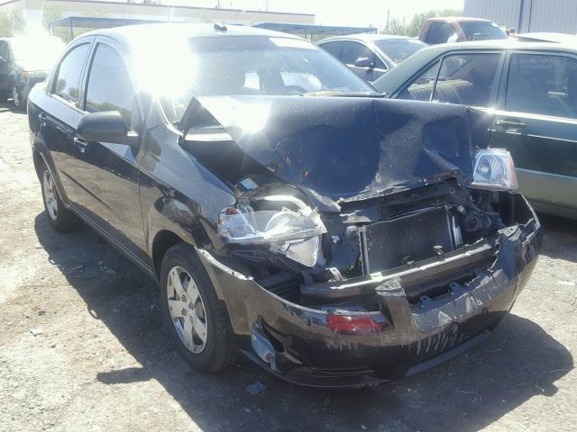 KL1TD5DE6BB185447 - 2011 CHEVROLET AVEO LS BLACK photo 1