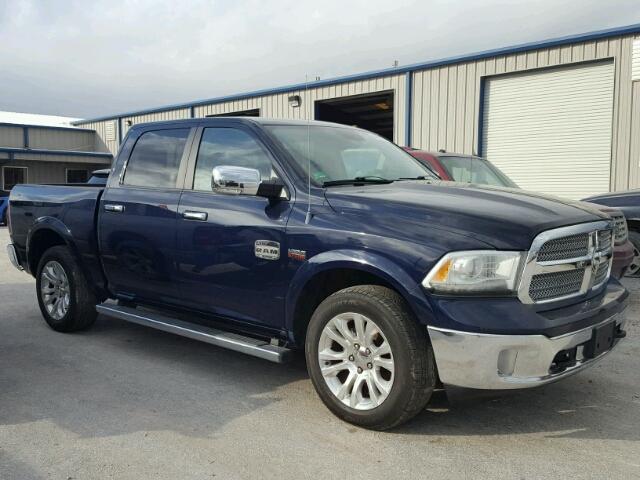 1C6RR6PT3DS628426 - 2013 RAM 1500 LONGH BLUE photo 1