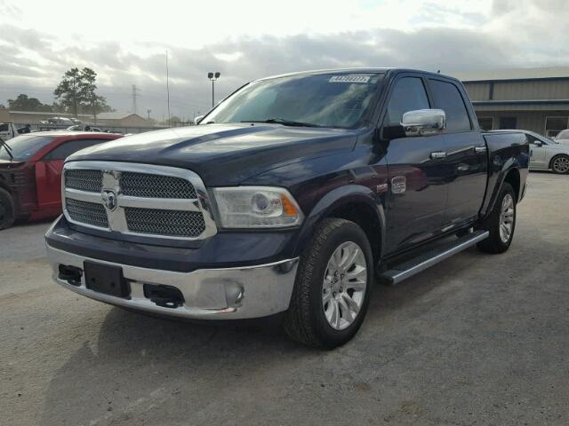 1C6RR6PT3DS628426 - 2013 RAM 1500 LONGH BLUE photo 2