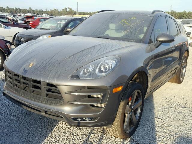 WP1AF2A57FLB96940 - 2015 PORSCHE MACAN TURB GRAY photo 2