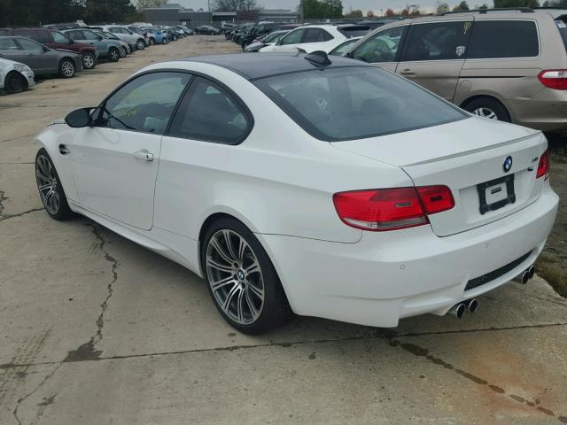 WBSWD93578PY39357 - 2008 BMW M3 WHITE photo 3