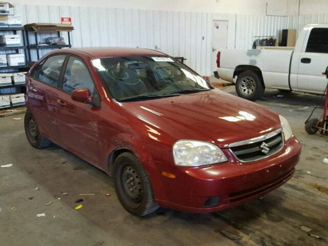 KL5JD56Z57K691204 - 2007 SUZUKI FORENZA BA RED photo 1