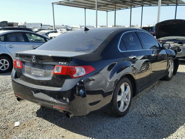 JH4CU2F69AC034655 - 2010 ACURA TSX BLACK photo 4