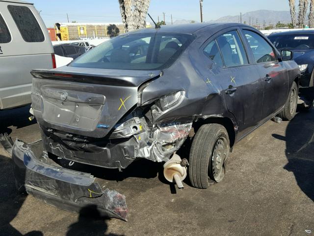 3N1CN7AP7GL829053 - 2016 NISSAN VERSA S CHARCOAL photo 4