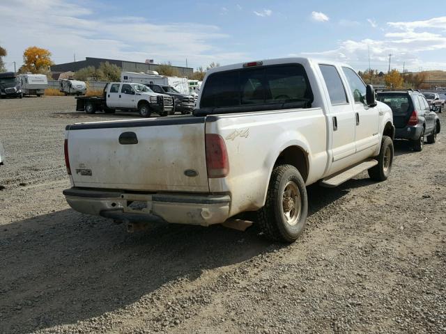 3FTNW21F51MA75777 - 2001 FORD F250 SUPER WHITE photo 4