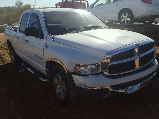 1D7HA18N05J576846 - 2005 DODGE RAM 1500 S WHITE photo 1