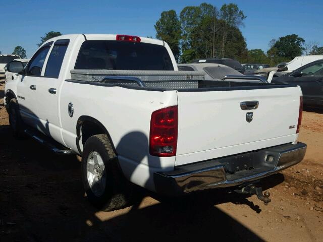 1D7HA18N05J576846 - 2005 DODGE RAM 1500 S WHITE photo 3